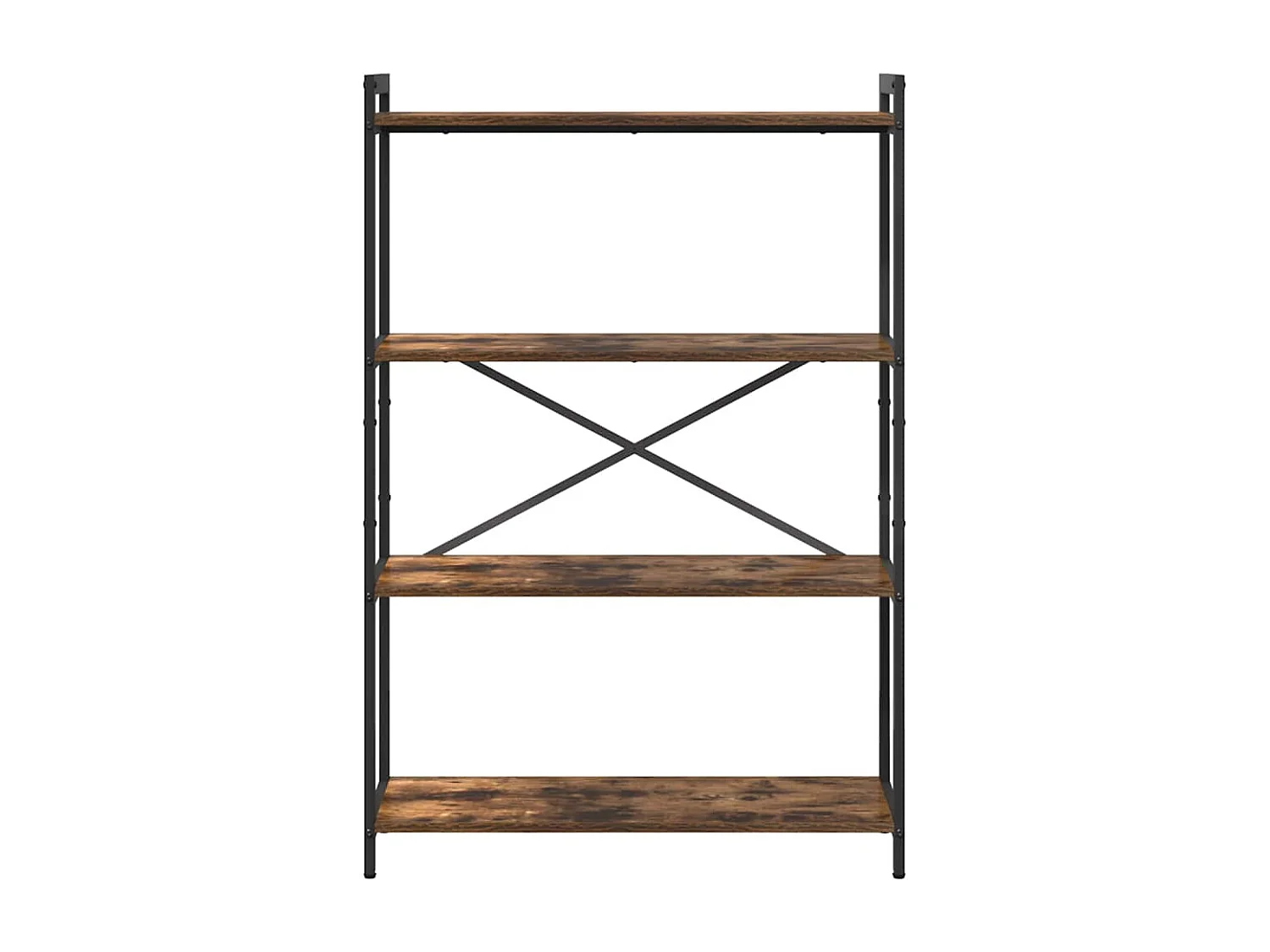 Bibliothèque Chêne fumé 80 x 30 x 118 cm Bois d'ingénierie