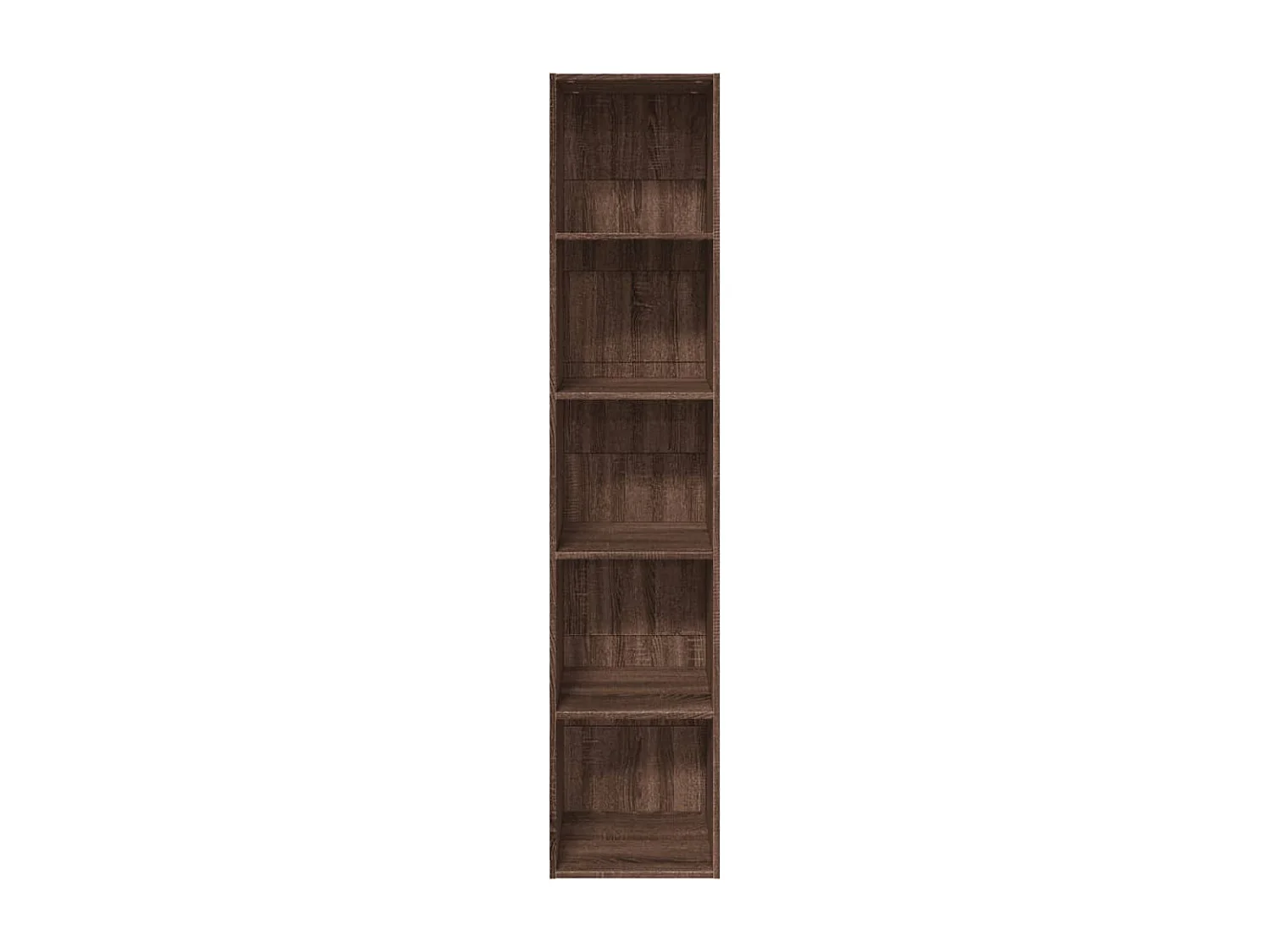Bibliothèque chêne marron 40x30x189 cm bois d'ingénierie