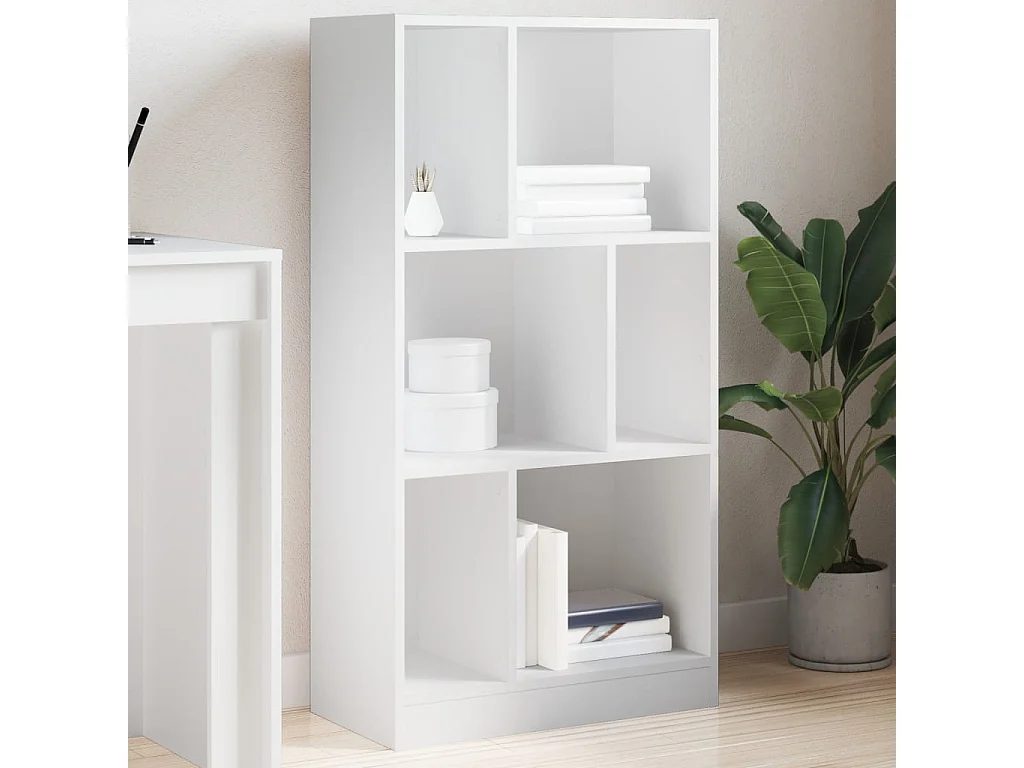 Estante 57x28,5x107,5 cm derivados de madeira branco