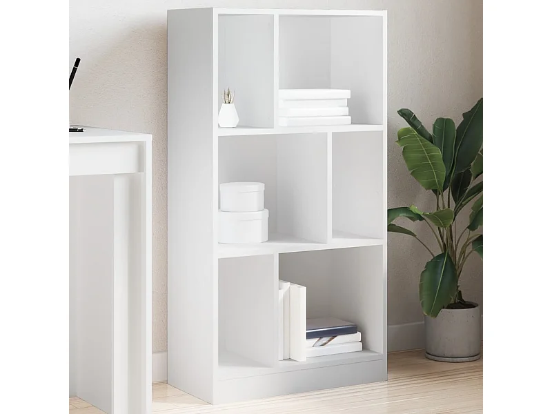 Estante 57x28,5x107,5 cm derivados de madeira branco