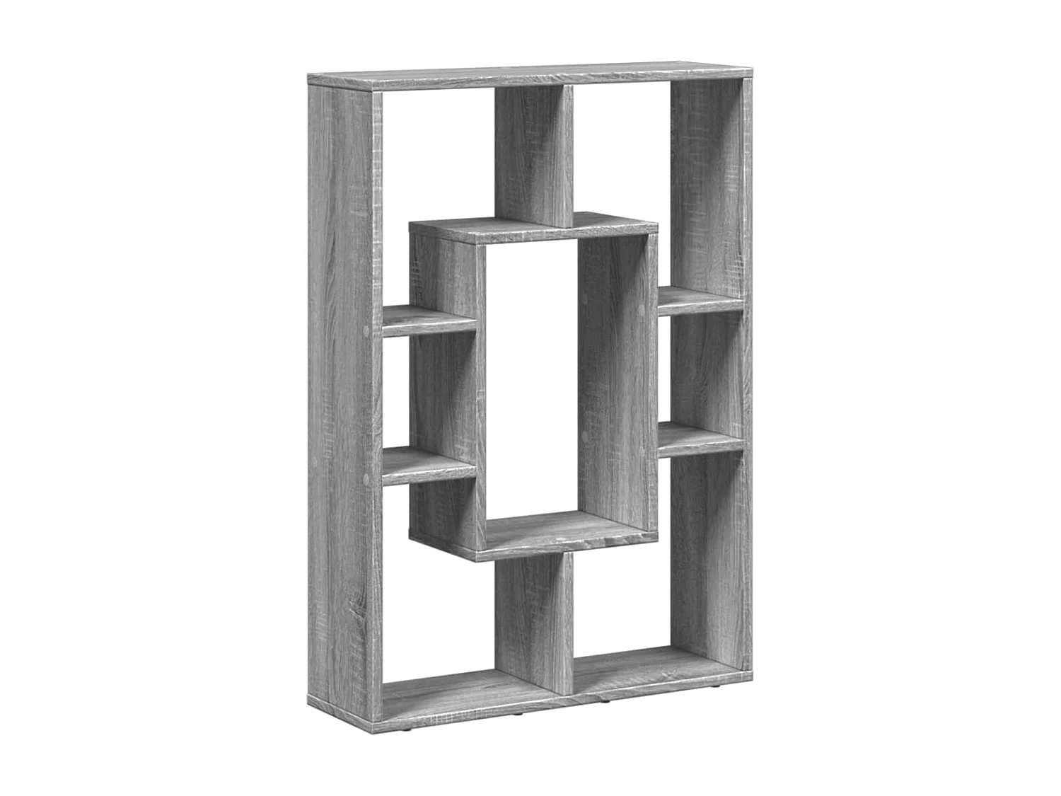 Estantería de madera de ingeniería gris Sonoma 63x20x90 cm