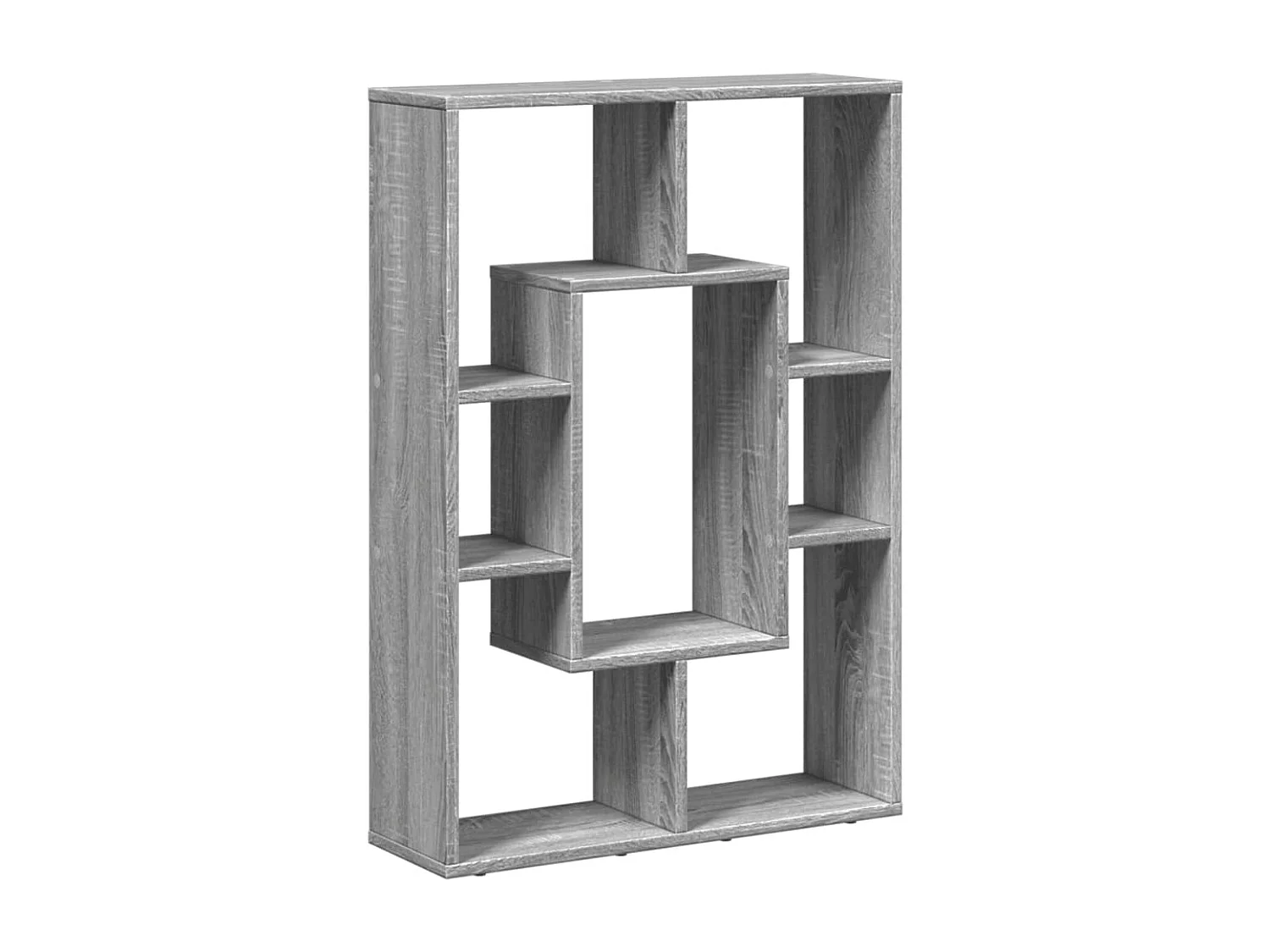 Estantería de madera de ingeniería gris Sonoma 63x20x90 cm