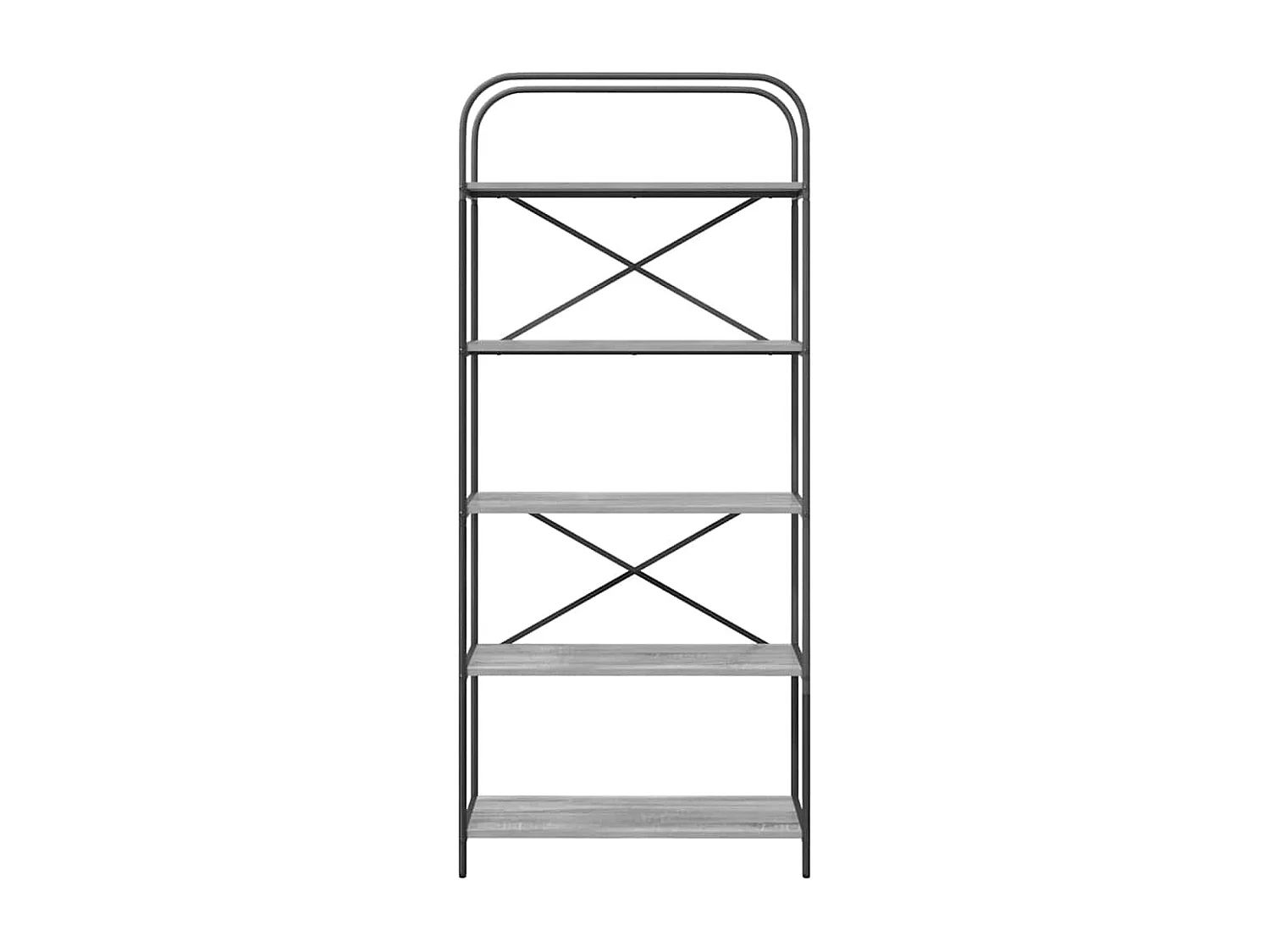 Estante de libros Gris sonoma 80 x 30 x 183 cm