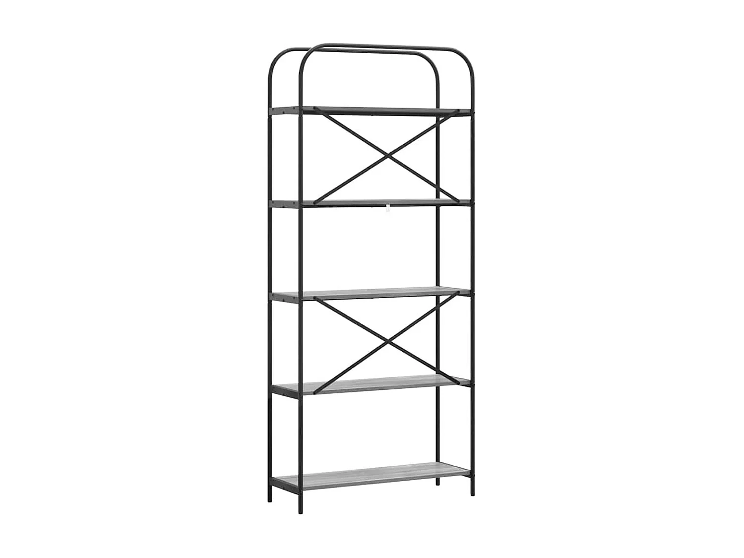 Estante de libros Gris sonoma 80 x 30 x 183 cm