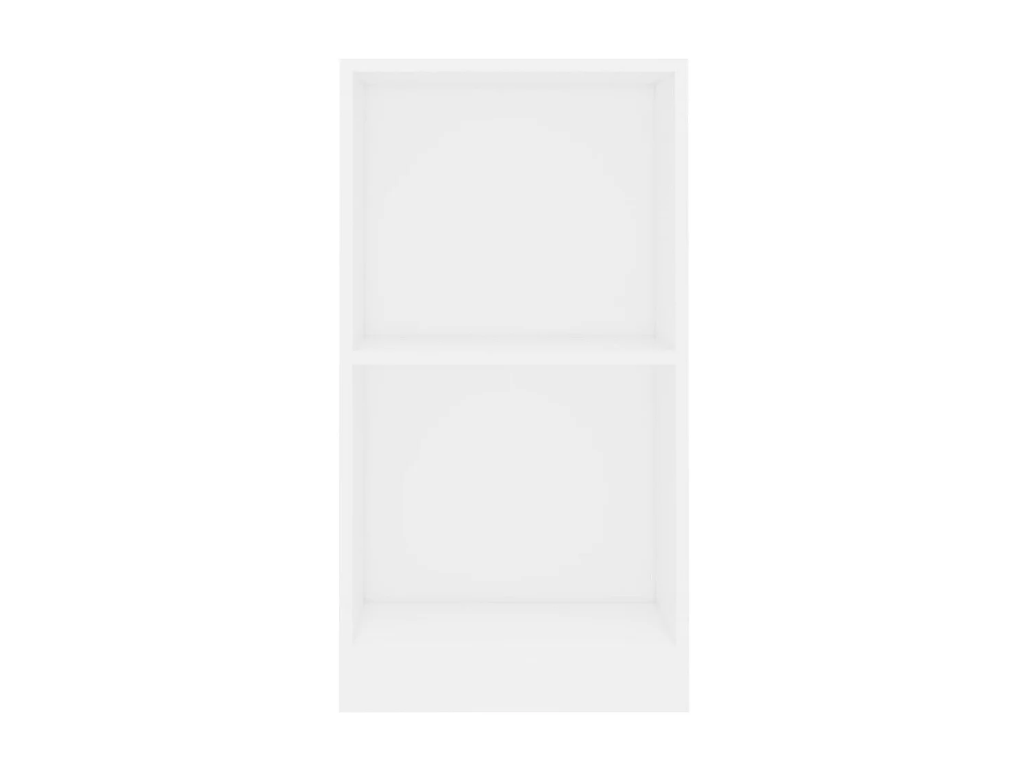 Bibliothèque blanc 40x24x75 cm bois d'ingénierie