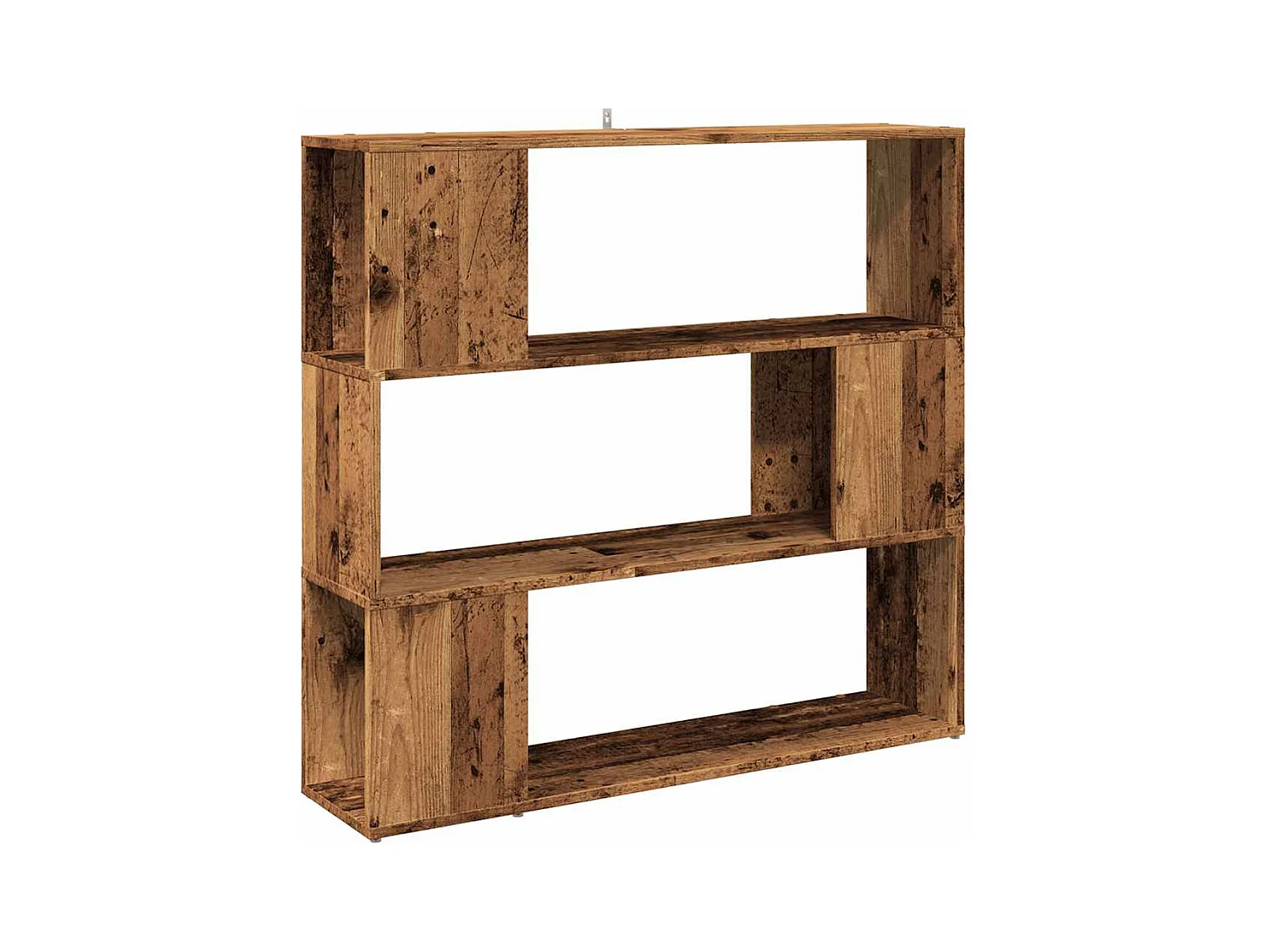 Bibliothèque/Séparateur de pièce vieux bois 100x24x94 cm