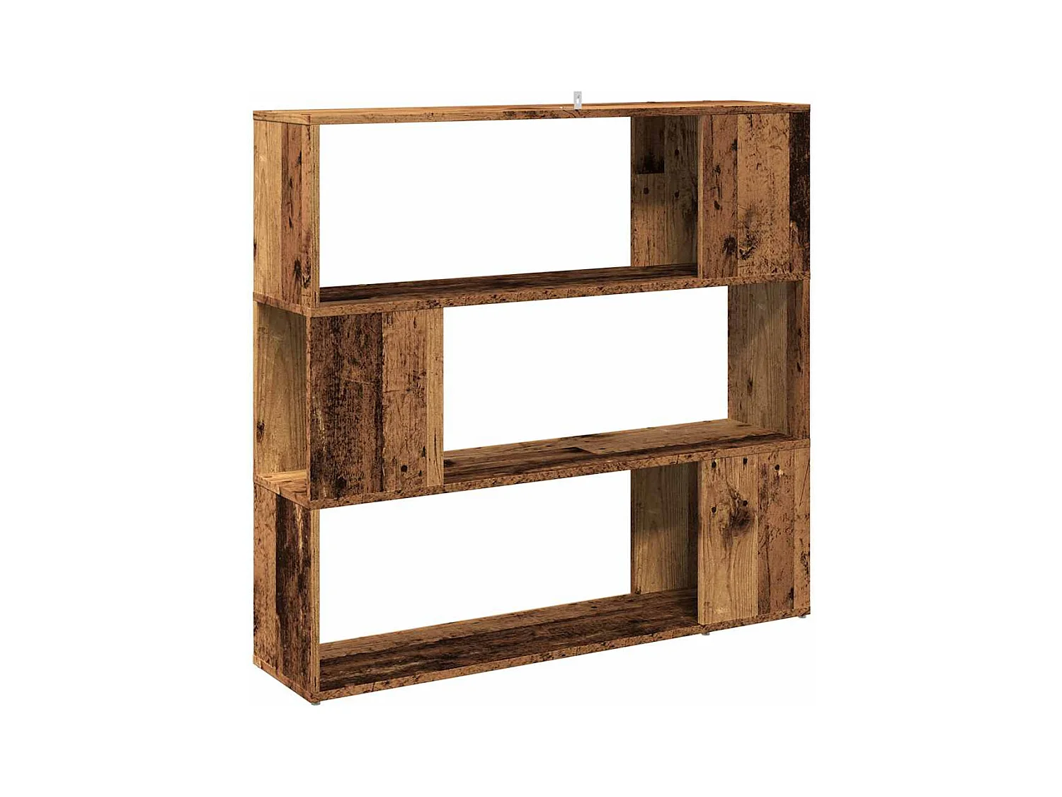 Bibliothèque/Séparateur de pièce vieux bois 100x24x94 cm
