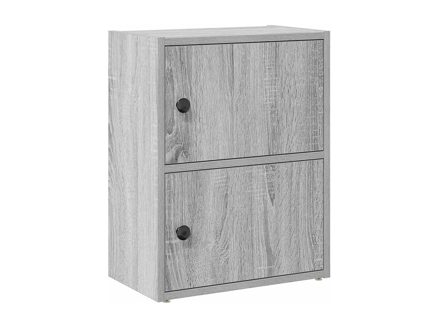 Bibliothèque sonoma gris 40x24x52 cm bois d'ingénierie