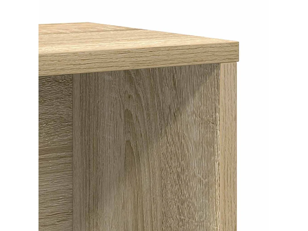Bibliothèque chêne sonoma 60x24x101,5 cm bois d'ingénierie