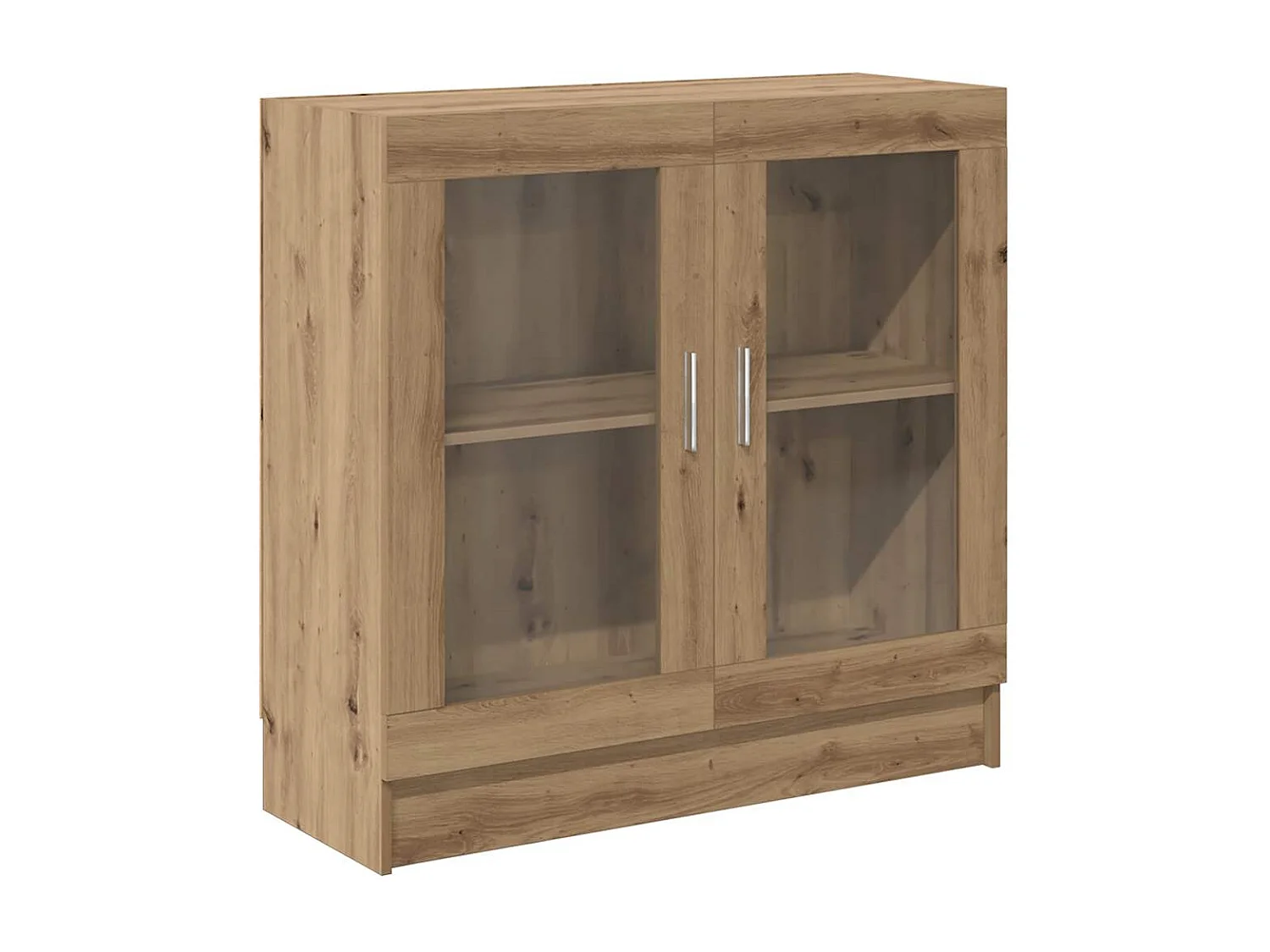 Bibliothèque chêne artisanal 82,5x30,5x80 cm bois d'ingénierie