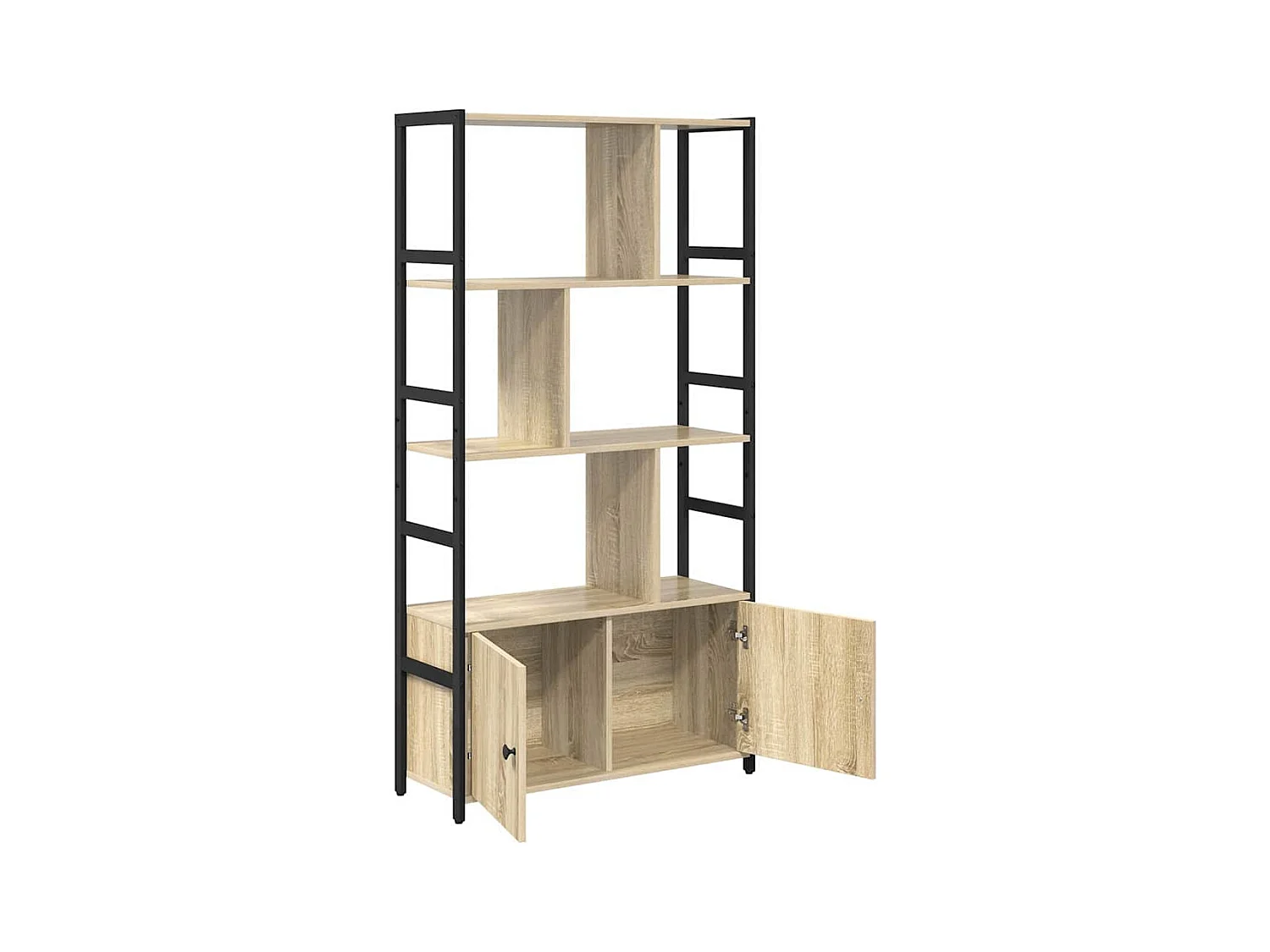 Bibliothèque Chêne sonoma 80 x 30 x 155.5 cm Bois d'ingénierie