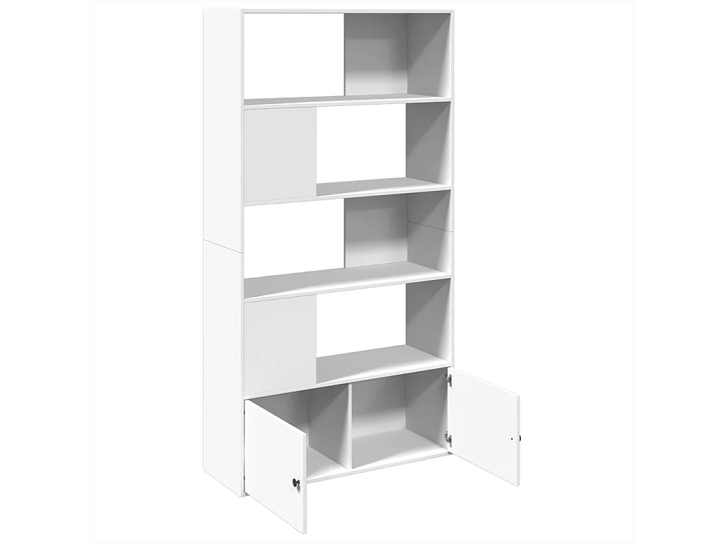 Bibliothèque blanc 100x36x189 cm bois d'ingénierie