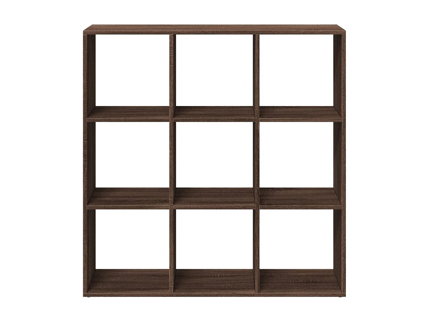 Bibliothèque séparatrice de pièce chêne marron 102x29x103,5 cm