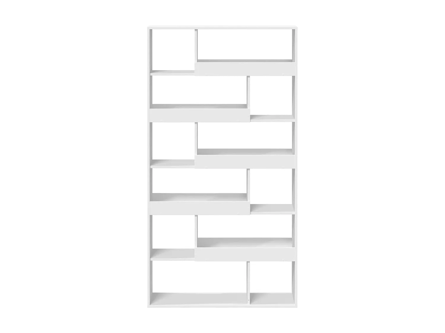 Separador de ambientes madera ingeniería blanco 100x33x187,5 cm