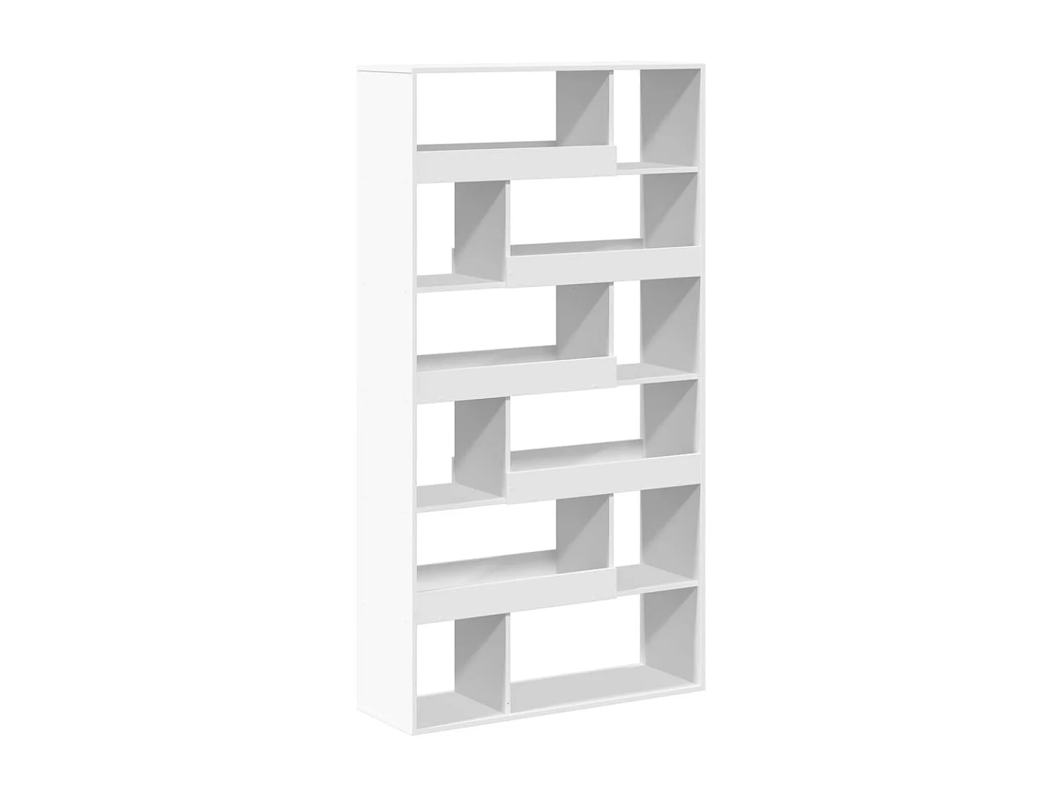Separador de ambientes madera ingeniería blanco 100x33x187,5 cm