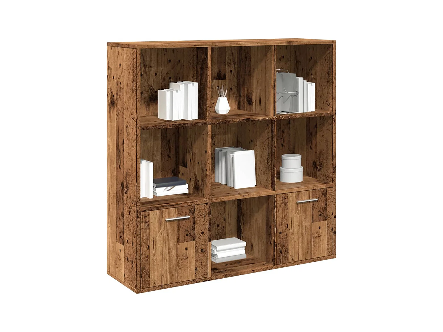 Meuble vieux bois 98x29x97,5 cm bois d'ingénierie