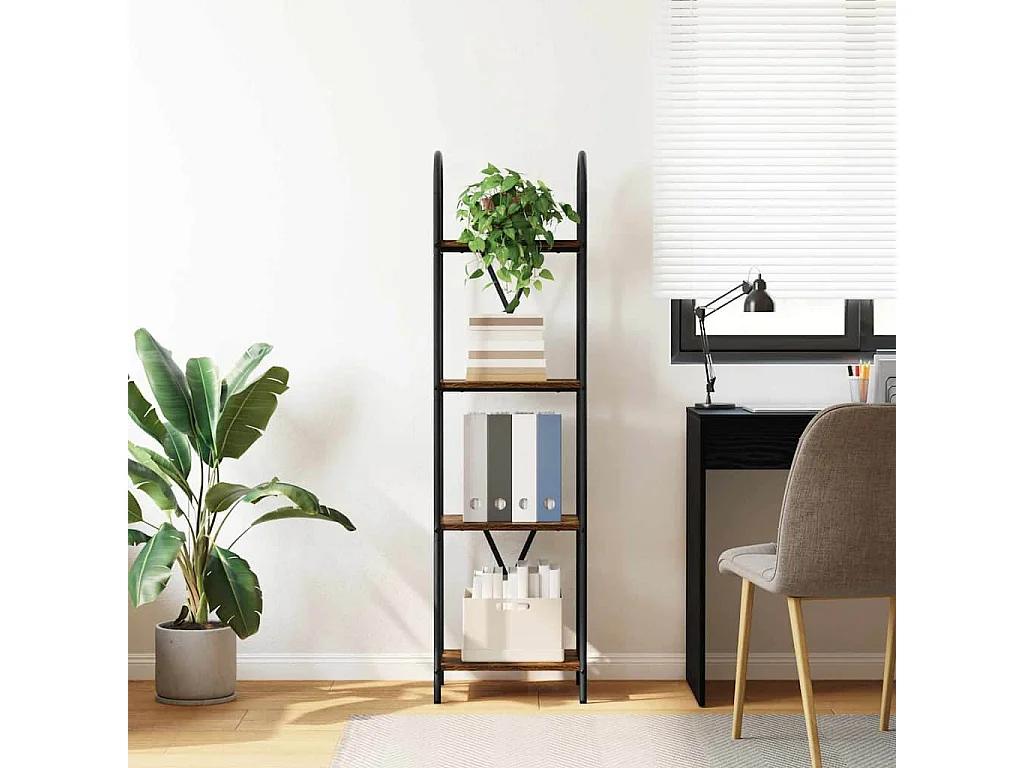 Estante de libros Roble ahumado 40 x 30 x 146 cm