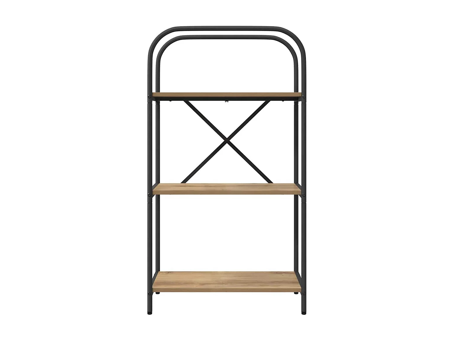 Bibliothèque chêne artisanal 60 x 30 x 109 cm Bois d'ingénierie