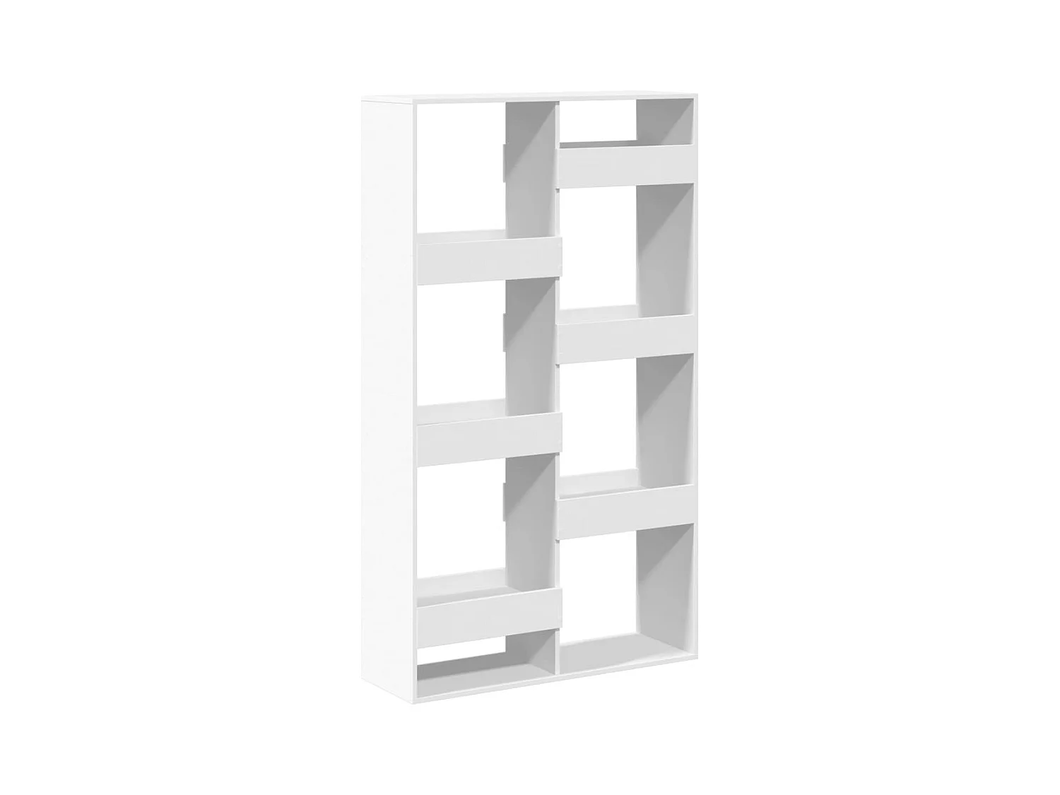 Bibliothèque / Cloison de séparation blanc 100x33x175 cm bois d'ingénierie