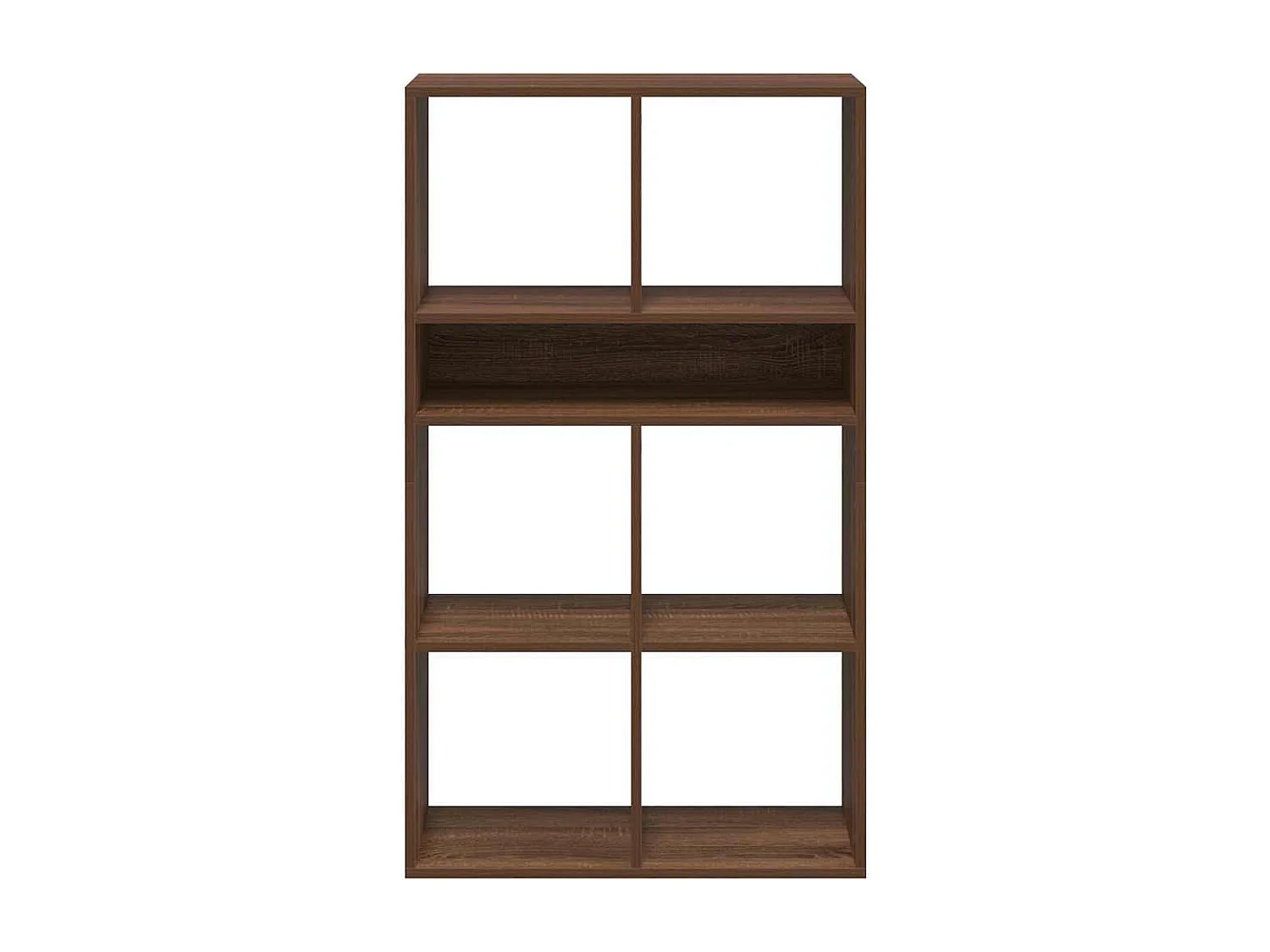 Bibliothèque chêne marron 66x31x112 cm bois d'ingénierie