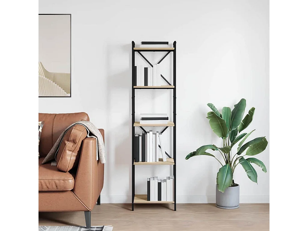 Bibliothèque Chêne sonoma 40 x 30 x 153 cm Bois d'ingénierie