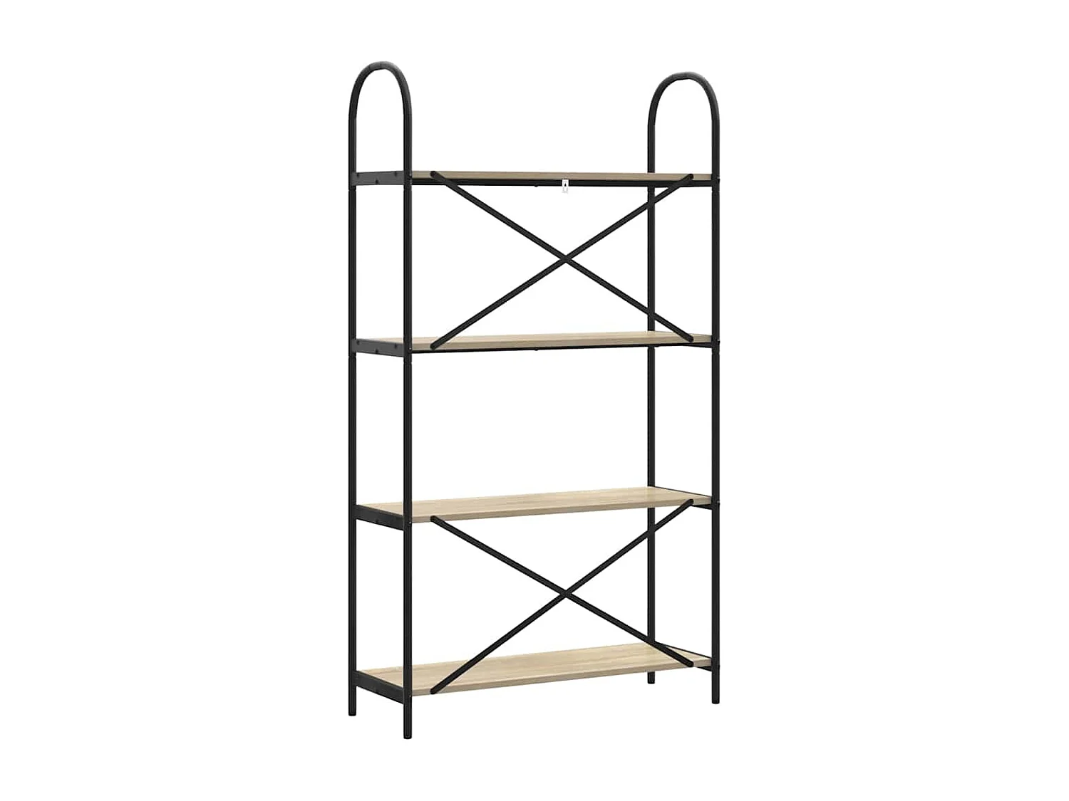 Estante Carvalho sonoma 80 x 30 x 146 cm Madeira processada