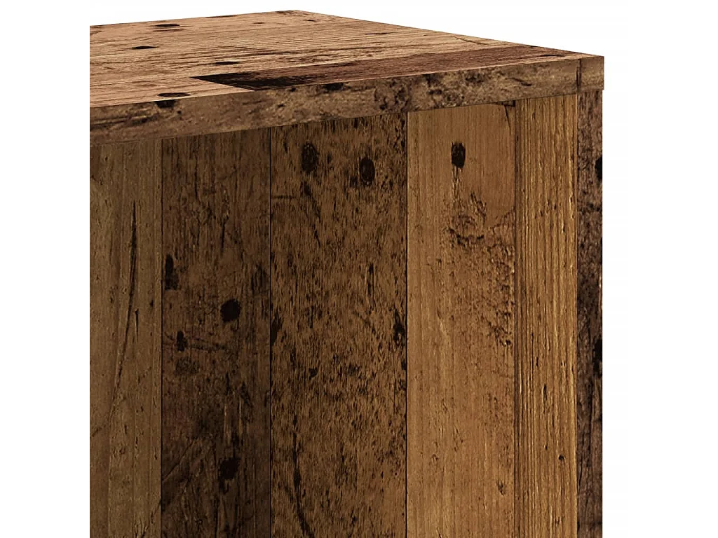 Estantería madera de ingeniería color envejecido 67x24x161 cm