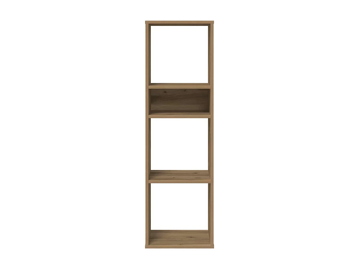 Bibliothèque chêne artisanal 34x31x112 cm bois d'ingénierie