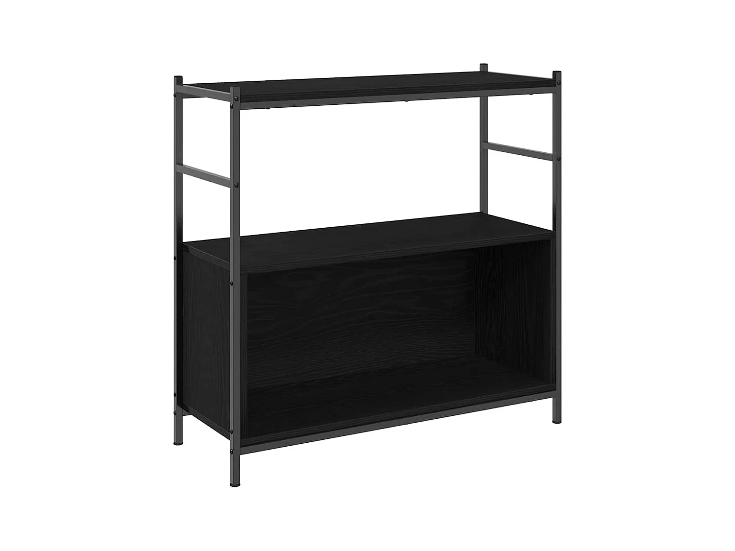 Bibliothèque Chêne noir 80 x 30 x 78.5 cm Bois d'ingénierie