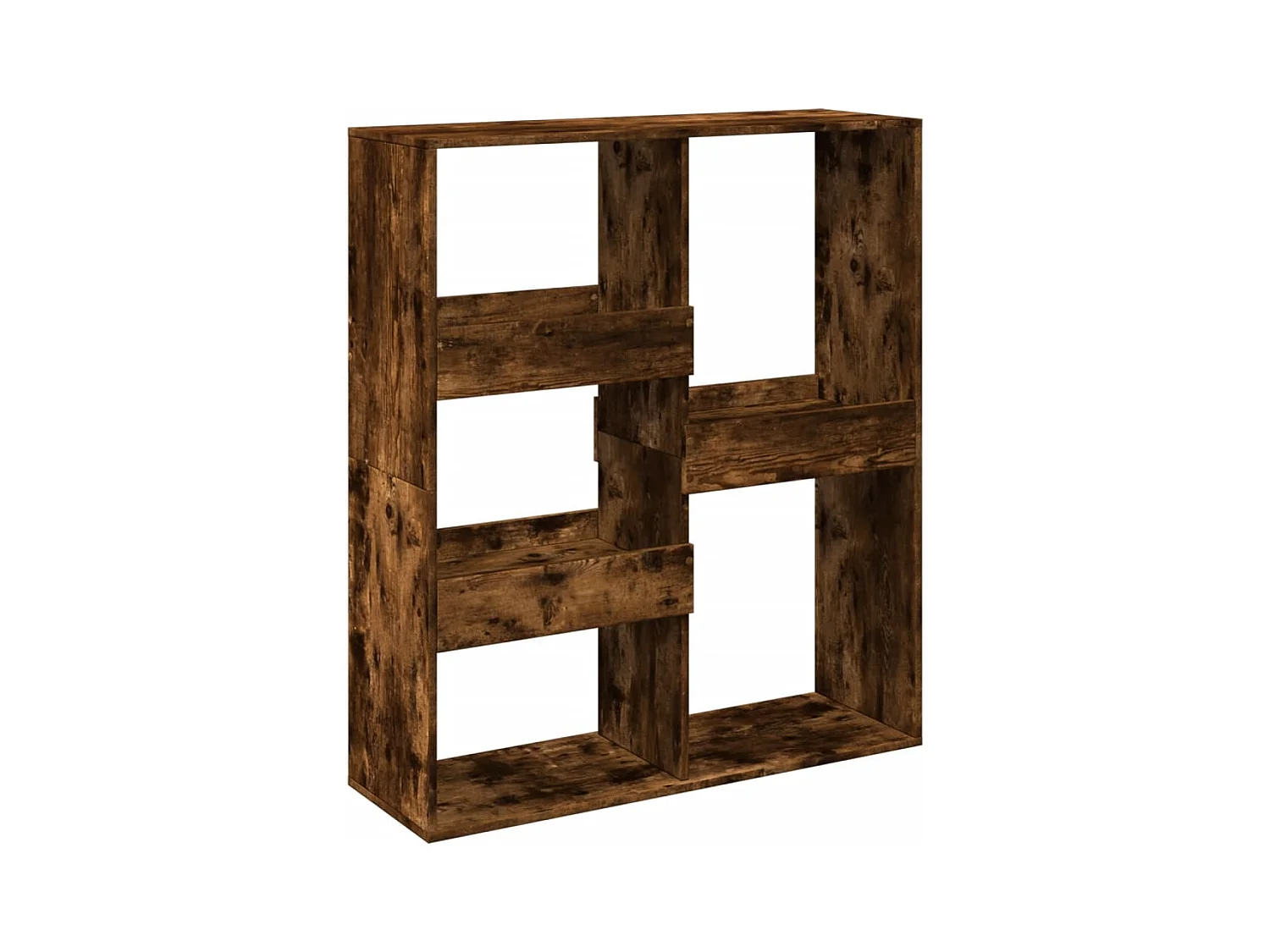 Bibliothèque/Séparateur de pièce chêne fumé 100x33x115 cm