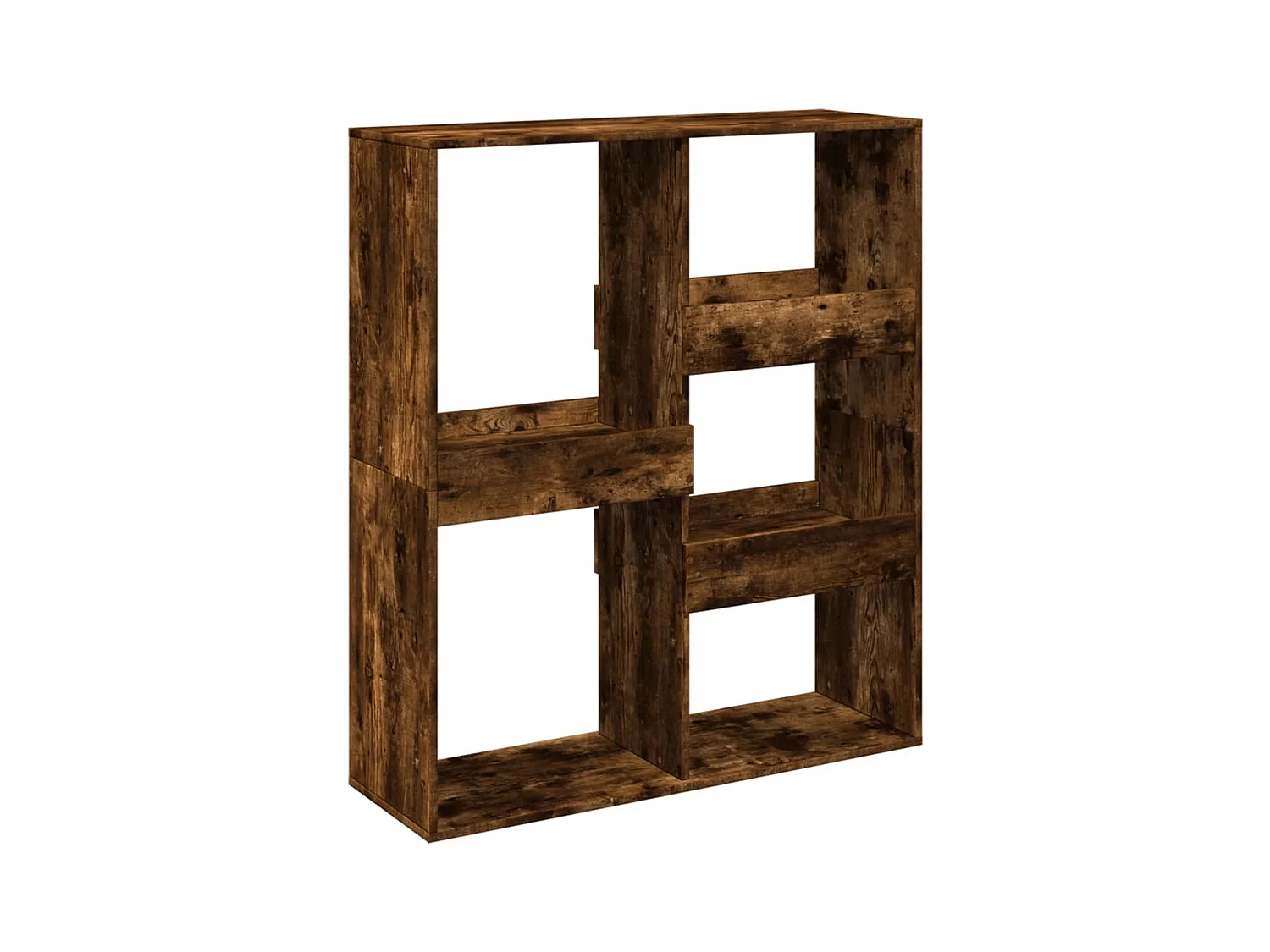 Bibliothèque/Séparateur de pièce chêne fumé 100x33x115 cm