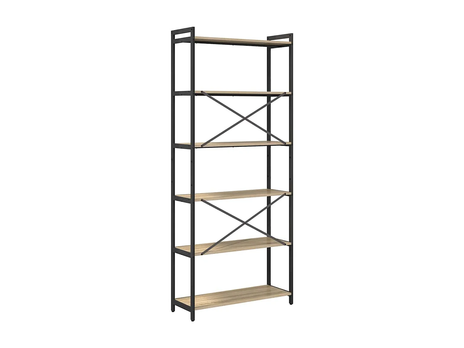 Bibliothèque Chêne sonoma 80 x 30 x 188 cm Bois d'ingénierie