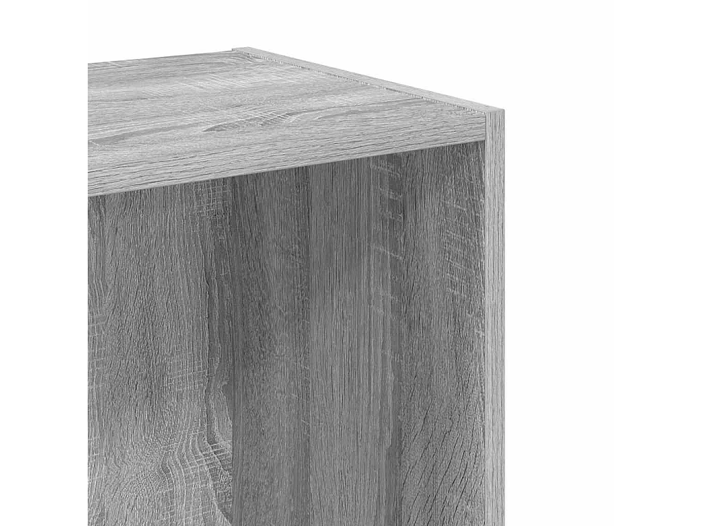 Bibliothèque sonoma gris 40x30x77 cm bois d'ingénierie