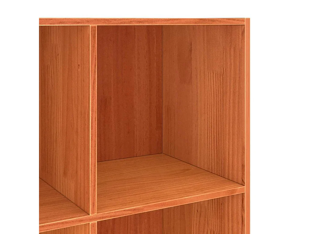 Bibliothèque / Diviseur de Pièce Marron cire