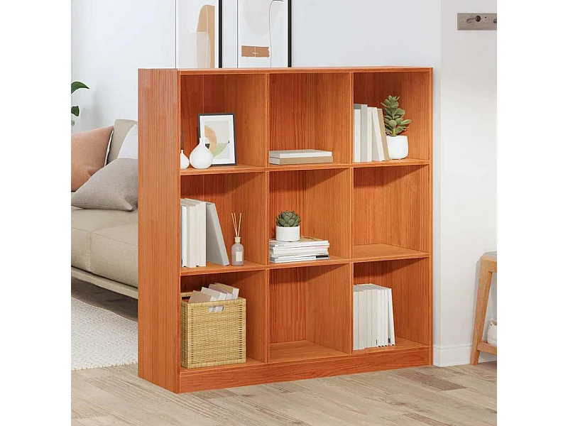 Bibliothèque / Diviseur de Pièce Marron cire