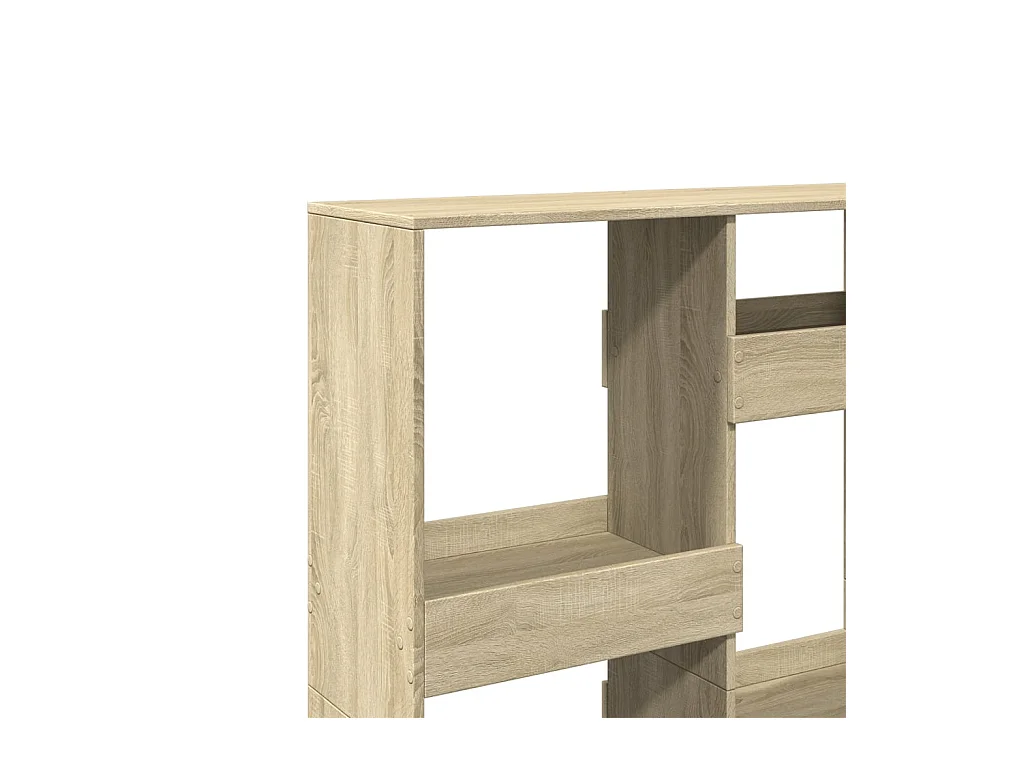 Bibliothèque chêne sonoma 100x33x135 cm bois d'ingénierie