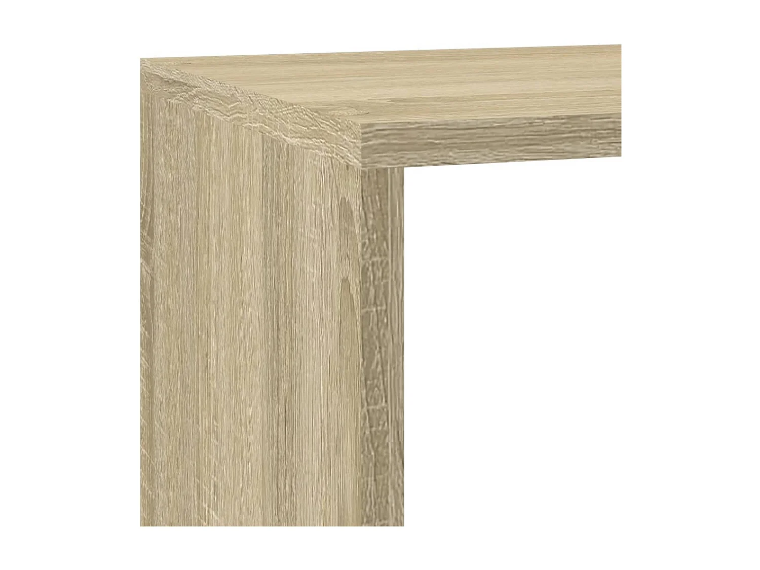 Librería divisora 3 niveles madera Sonoma 137,5x29x103,5 cm