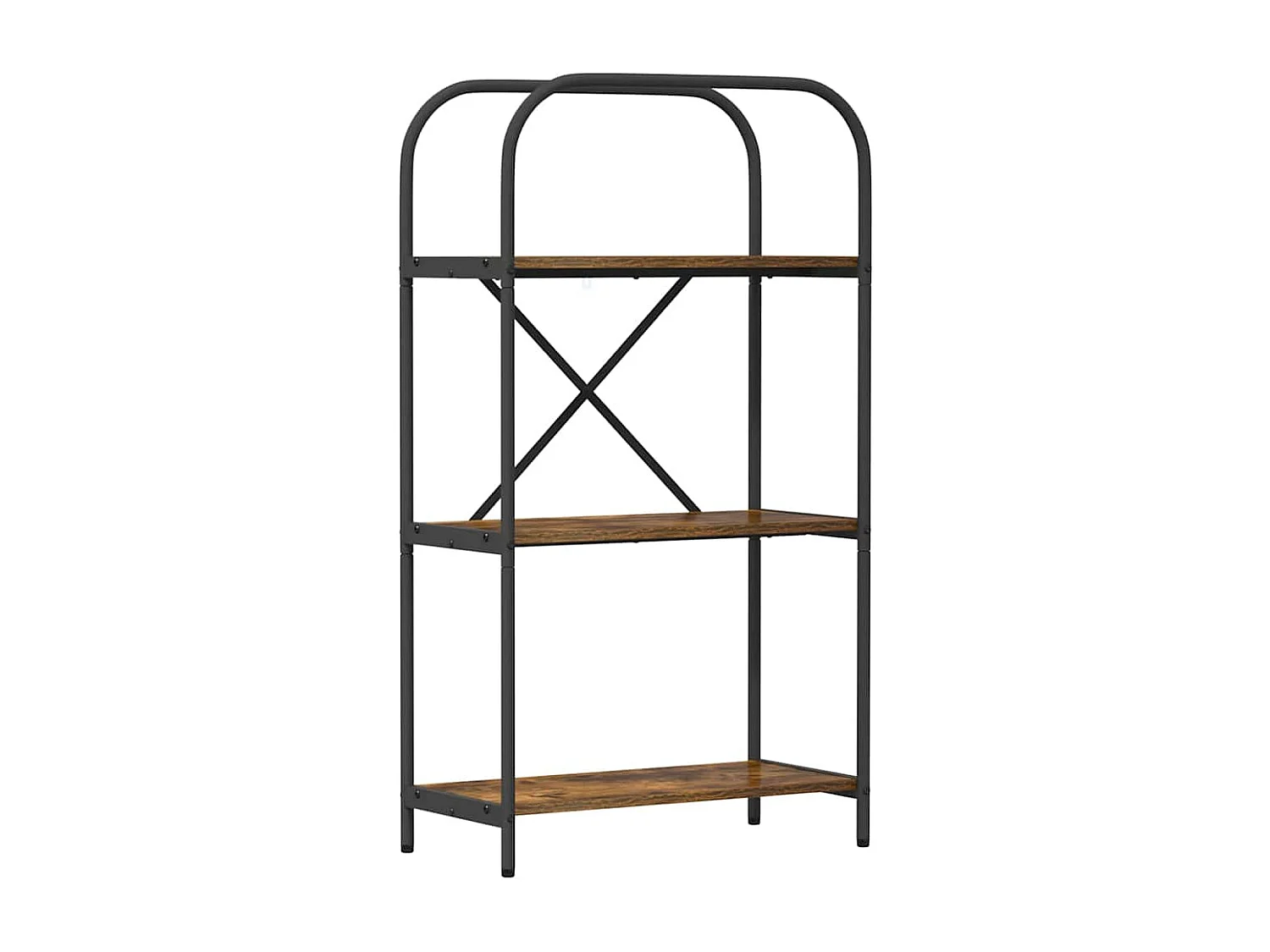 Bibliothèque Chêne fumé 60 x 30 x 109 cm Bois d'ingénierie