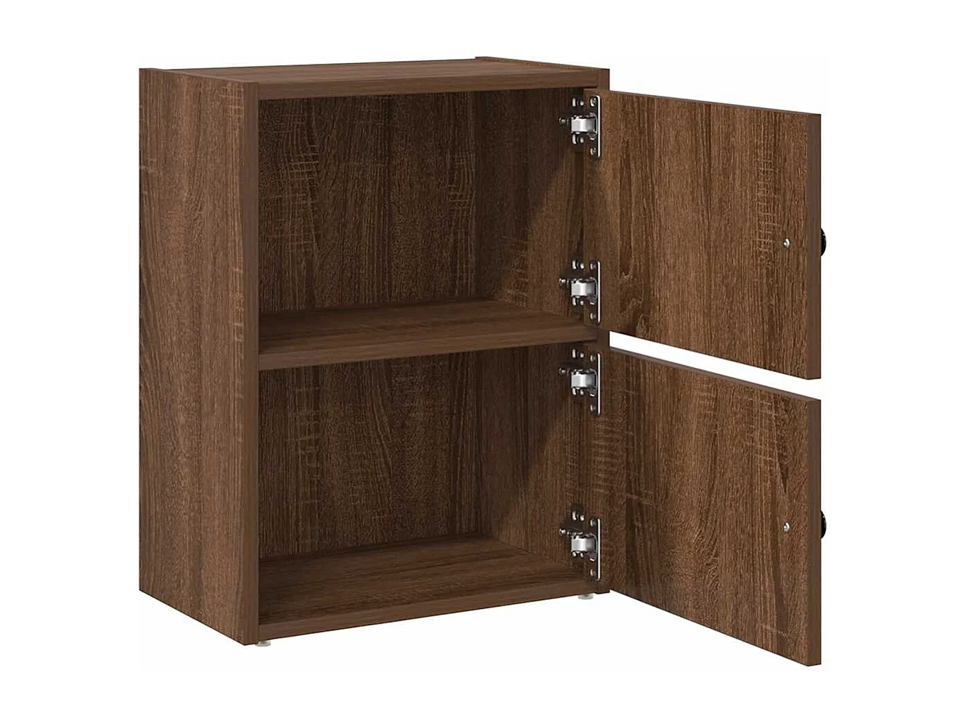 Bibliothèque chêne marron 40x24x52 cm bois d'ingénierie