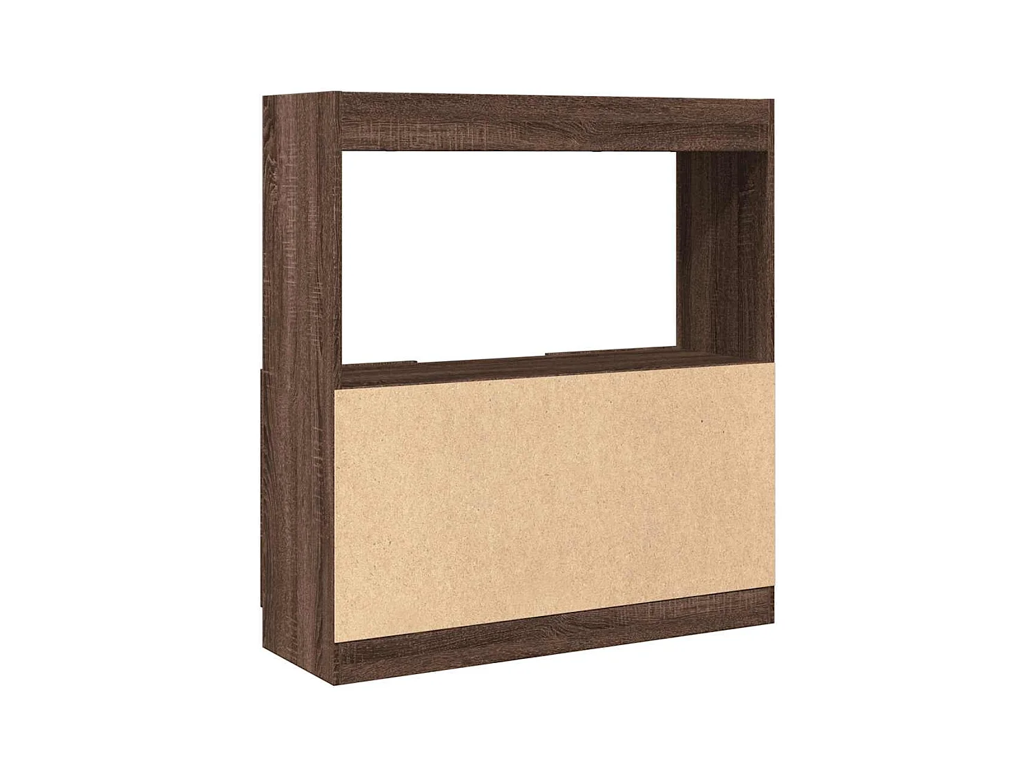 Bibliothèque chêne marron 92x33x100 cm bois d'ingénierie