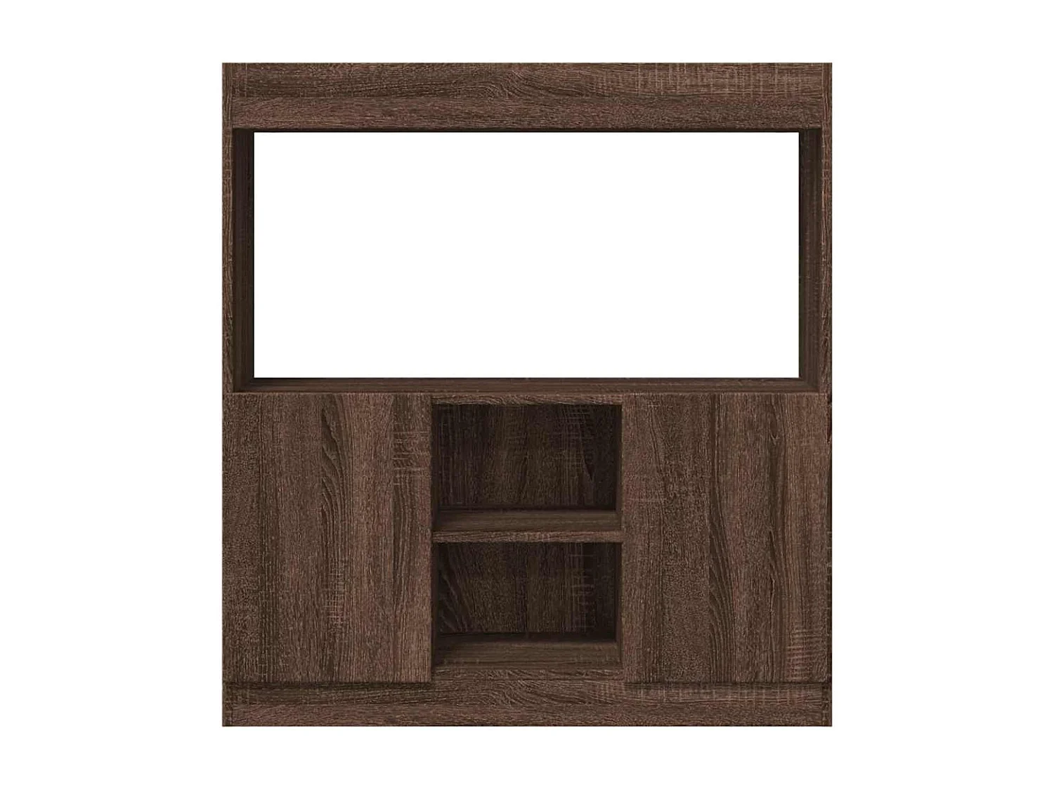 Bibliothèque chêne marron 92x33x100 cm bois d'ingénierie