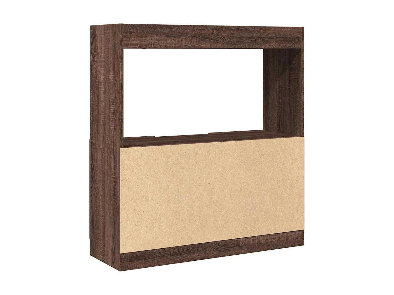 Bibliothèque chêne marron 92x33x100 cm bois d'ingénierie