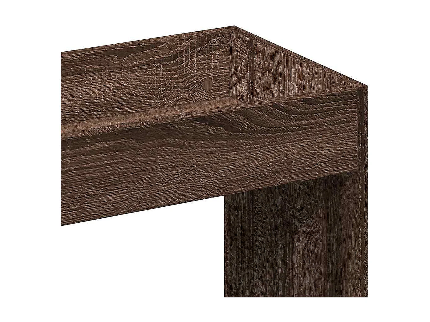 Bibliothèque chêne marron 92x33x100 cm bois d'ingénierie