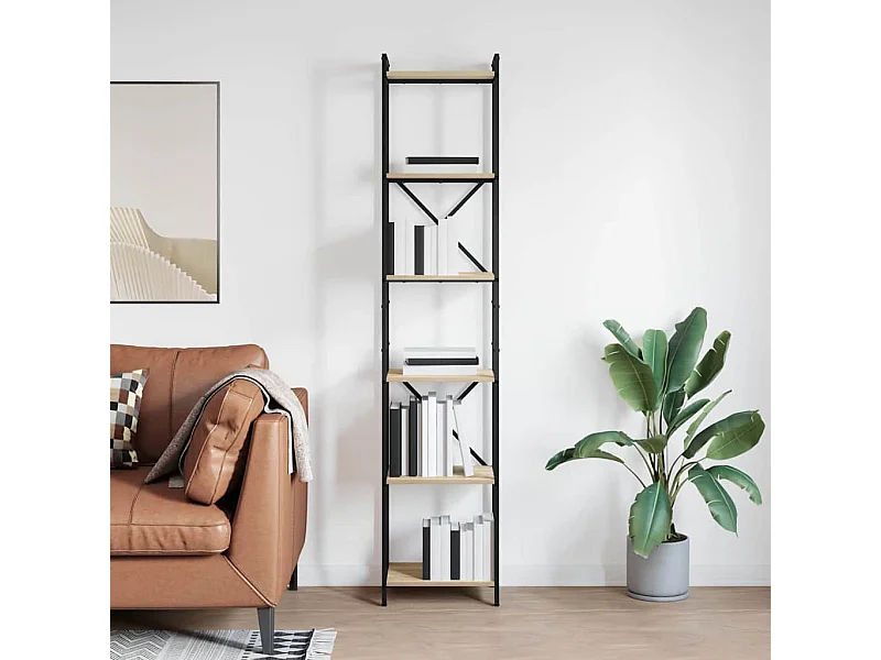 Bibliothèque Chêne sonoma 40 x 30 x 188 cm Bois d'ingénierie