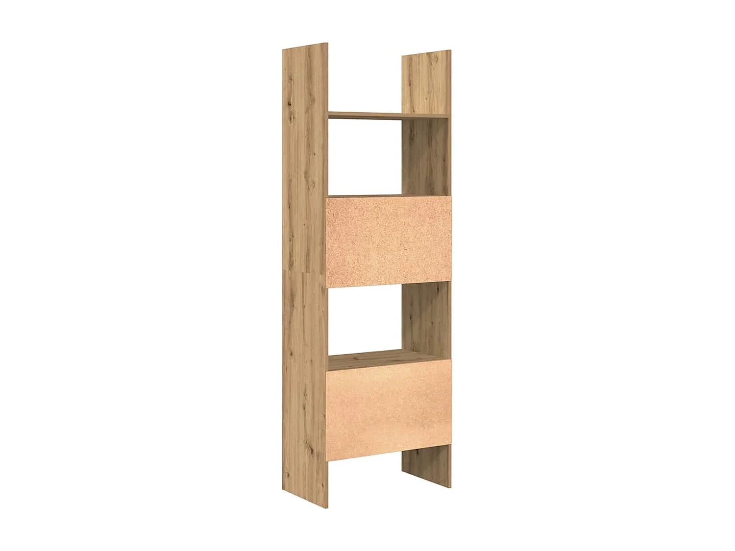 Bibliothèque chêne artisanal 60 x 35 x 180 cm Bois d'ingénierie