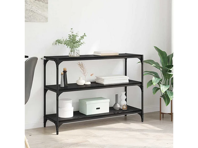 Gabinete de Livros Carvalho preto 40 x 33 x 70.5 cm