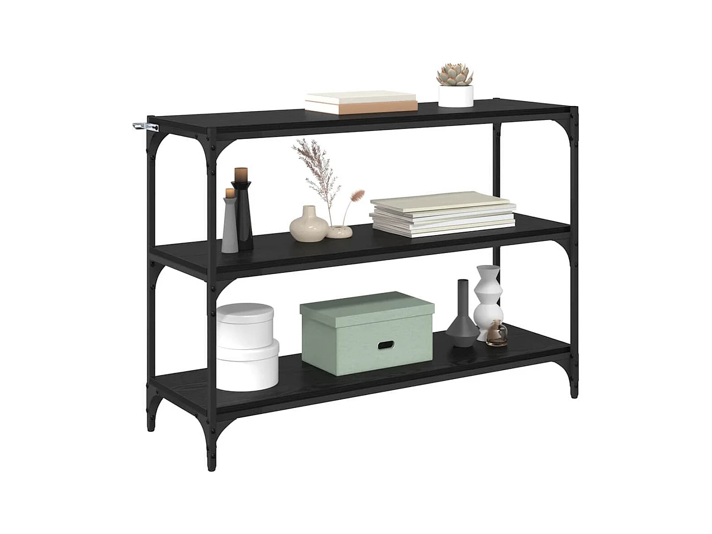 Estantería para libros Roble negro 40 x 33 x 70.5 cm