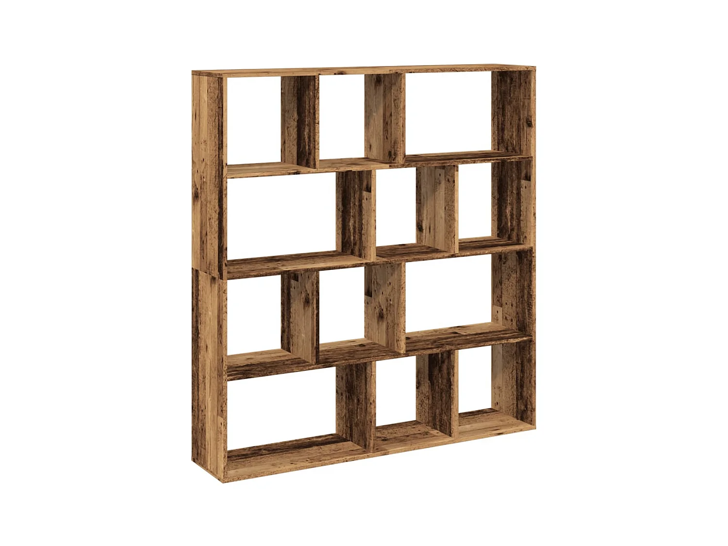 Bibliothèque vieux bois 132x29x141,5 cm bois d'ingénierie