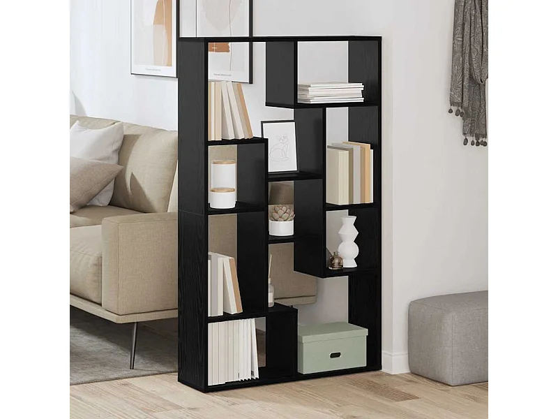 Boekenplank artisanaal eikenkleurig 72 x 20 x 120 cm