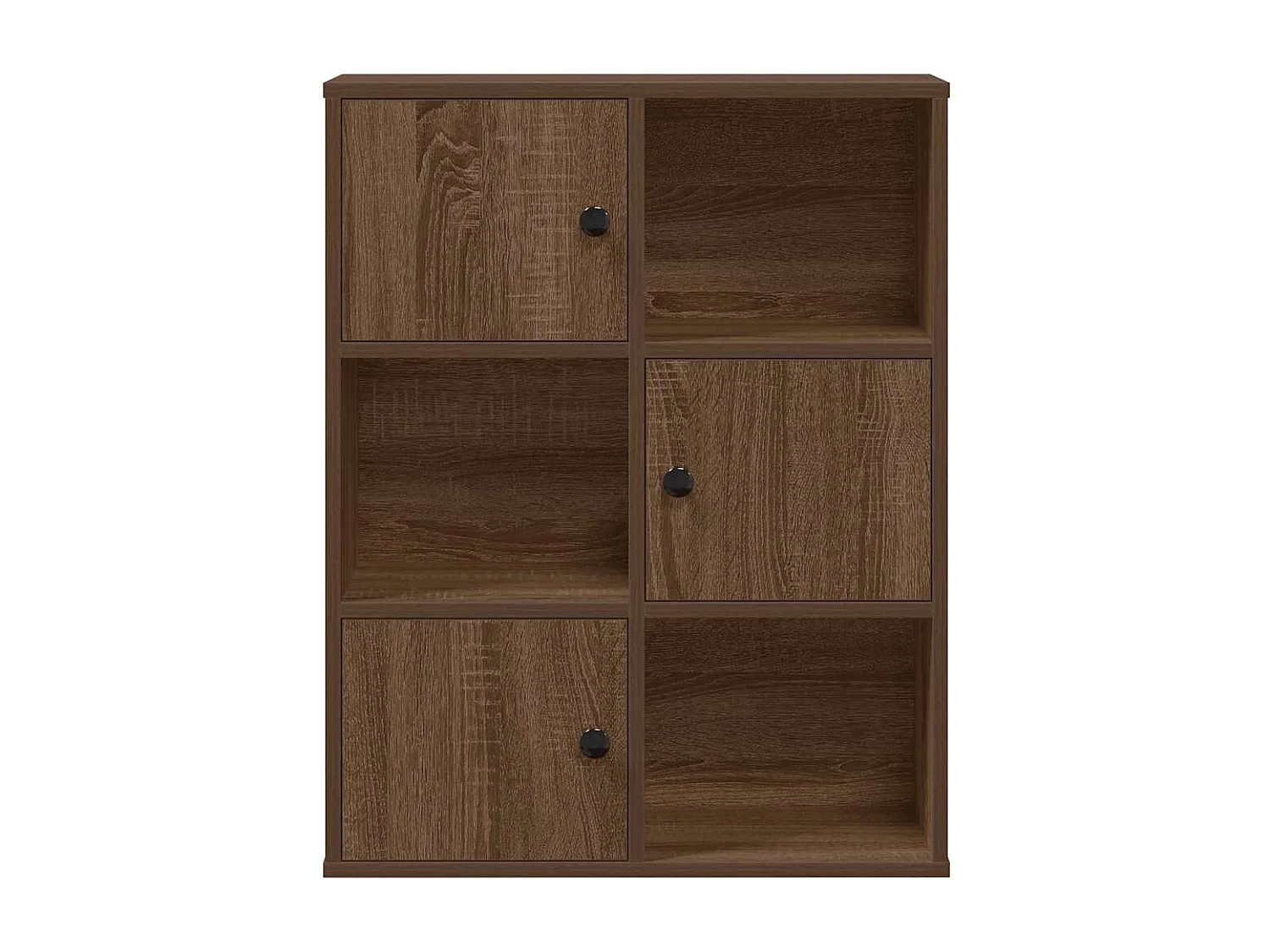 Estante 60x24x76,5 cm derivados de madeira carvalho castanho